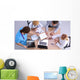 Doctors Working Reports Medical Wall Decal