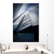Detail Modern Skyscraper Psychedelic Wall Decal