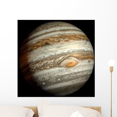 Jupiter Wall Decal shown on a wall