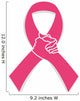 Pink Ribbon Breast Cancer Wall Decal