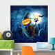 Halloween Cemetery Wall Decal