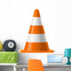 Traffic Cone Wall Decal
