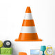 Traffic Cone Wall Decal