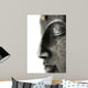 Statue de Bouddha Sur Fond Blanc Wall Decal