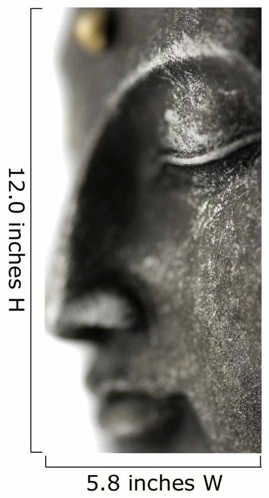 Statue de Bouddha Sur Fond Blanc Wall Decal