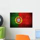 Weathered Flag Portugal Fabric Wall Decal