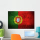 Weathered Flag Portugal Fabric Wall Decal