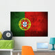 Weathered Flag Portugal Fabric Wall Decal