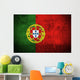Weathered Flag Portugal Fabric Wall Decal
