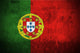 Weathered Flag Portugal Fabric Wall Decal