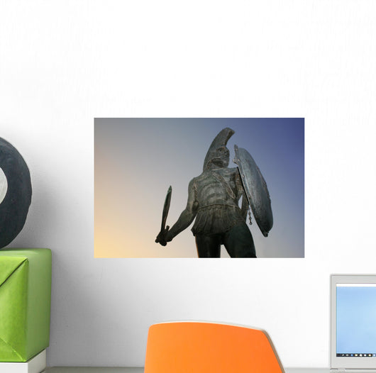 Sparta Greece Statue King Wall Decal