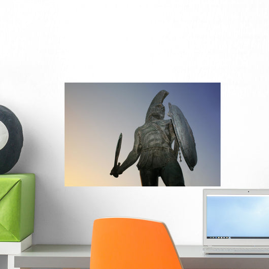 Sparta Greece Statue King Wall Decal