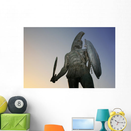 Sparta Greece Statue King Wall Decal