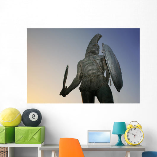 Sparta Greece Statue King Wall Decal