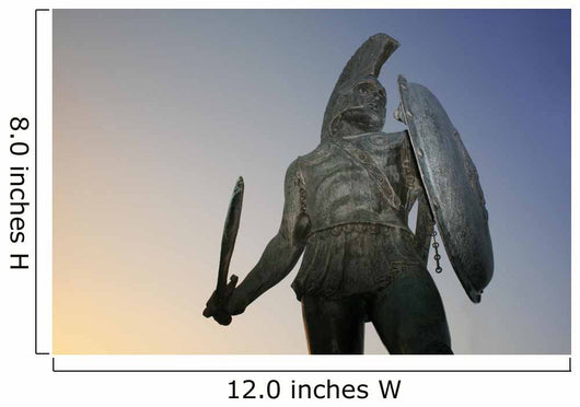 Sparta Greece Statue King Wall Decal