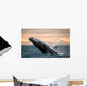 Jumping Humpback Whale Wall Decal