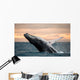 Jumping Humpback Whale Wall Decal