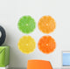 Lemon Lime Orange Fruit Wall Stickers Wall Decal