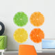 Lemon Lime Orange Fruit Wall Stickers Wall Decal