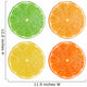 Lemon Lime Orange Fruit Wall Stickers Wall Decal
