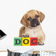 Puggle Puppy with Wooden Blocks Wall Decal