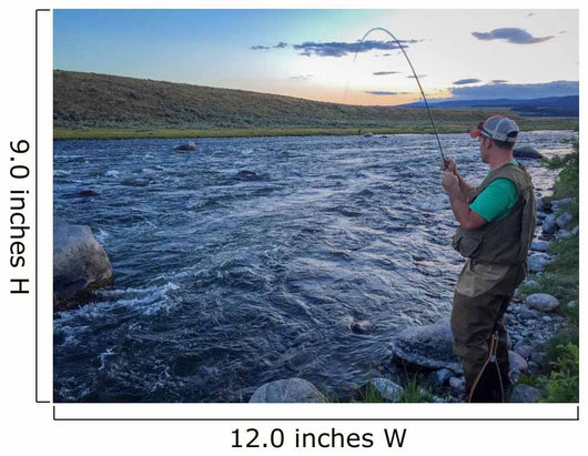 Fly Fishing River Wall Decal