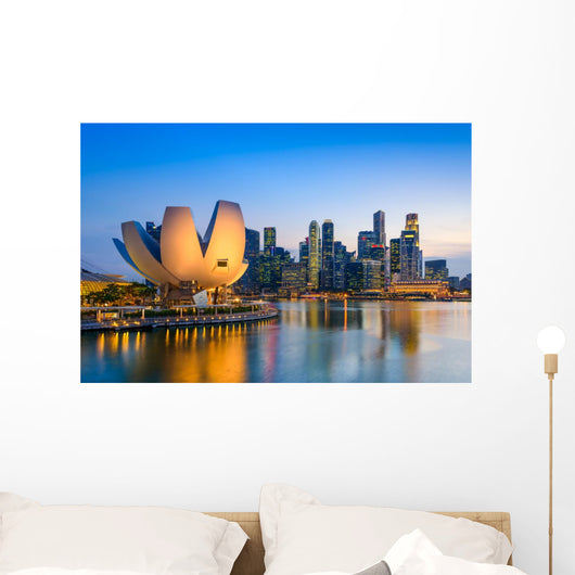 Singapore Skyline Wall Decal