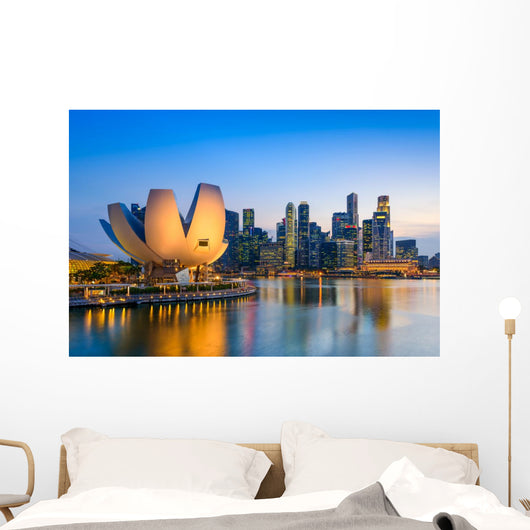 Singapore Skyline Wall Decal