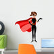 Superhero Woman Wall Decal