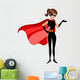 Superhero Woman Wall Decal