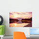 Mountain Sunset Wall Decal
