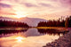 Mountain Sunset Wall Decal