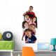 Group of Children Brushing Their Teech Wall Decal