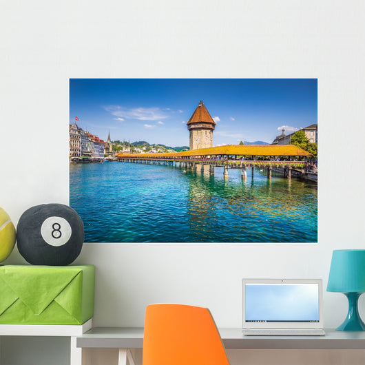 Historic Town Lucerne Wall Decal