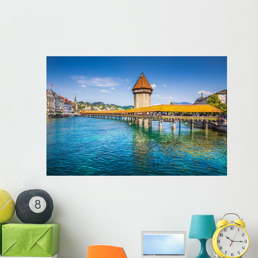 Historic Town Lucerne Wall Decal