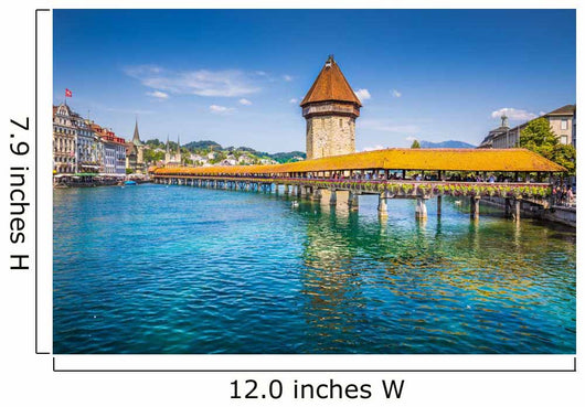 Historic Town Lucerne Wall Decal