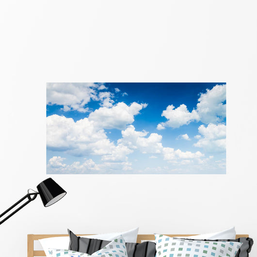 Cloudy Blue Sky Wall Decal