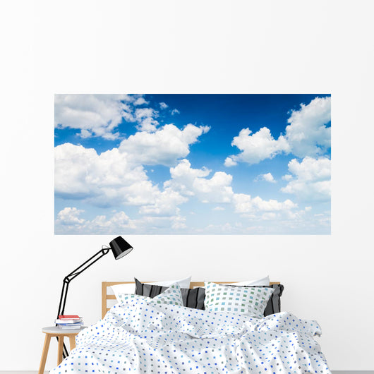 Cloudy Blue Sky Wall Decal