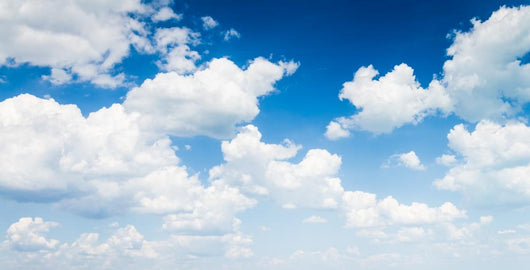 Cloudy Blue Sky Wall Decal