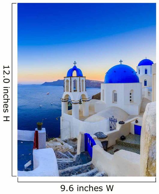 Santorini Greece Oia Sunset Wall Decal