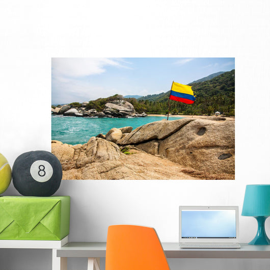 Maravilloso Parque Nacional Tayrona Rocks Wall Decal