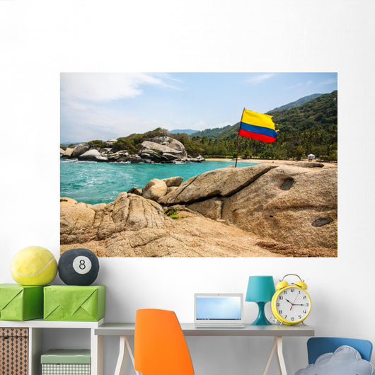 Maravilloso Parque Nacional Tayrona Rocks Wall Decal