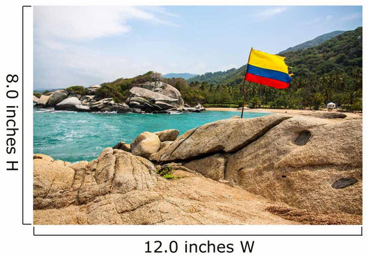 Maravilloso Parque Nacional Tayrona Rocks Wall Decal