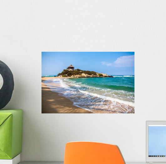 Maravilloso Parque Nacional Tayrona and Beachside Hut Wall Decal