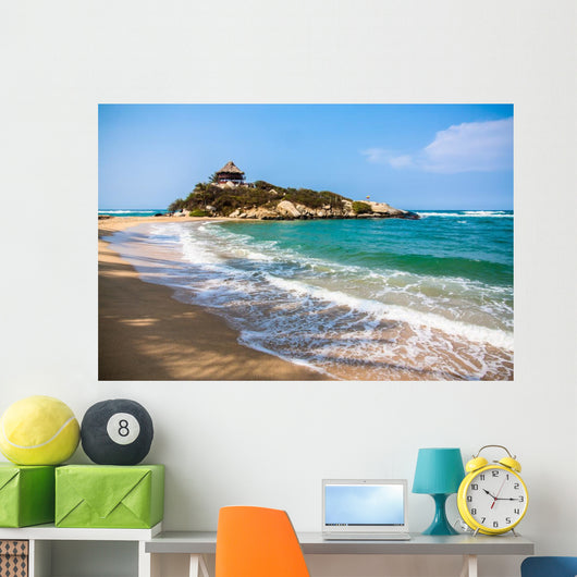 Maravilloso Parque Nacional Tayrona and Beachside Hut Wall Decal
