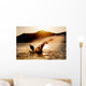 Silhouette Water Skier Wall Decal