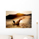 Silhouette Water Skier Wall Decal