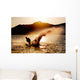 Silhouette Water Skier Wall Decal