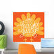 Happy Thanksgiving Day Vector Wall Decal
