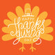 Happy Thanksgiving Day Vector Wall Decal
